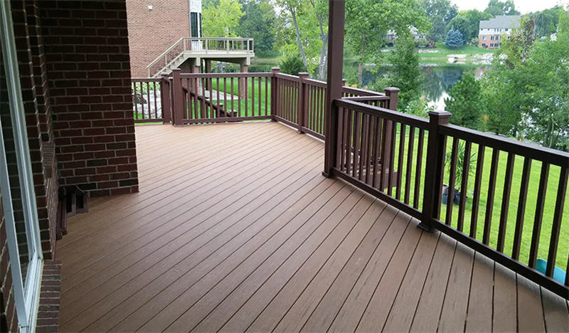 WPC Eco-Friendly Outdoor Decorative Garden Fence/Wood Plastic Composite Hand Railing