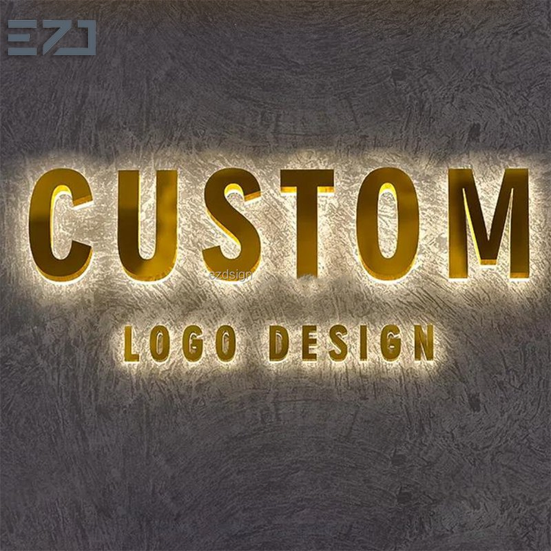 Custom Illuminated Sign LED Letters for Company Logo Beauty Salon Barber Shop