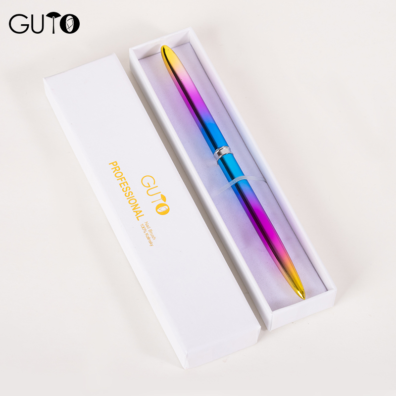 Hot Sale 100% Kolinsky Sable Metal Handle Nail Brush