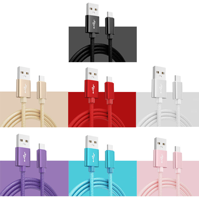 Кабель USB Type-C 1м для быстрой зарядки телефона