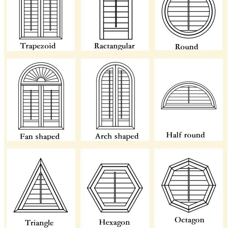 China Factory PVC Shutter Window Coverings with Fastest Delivery Time
