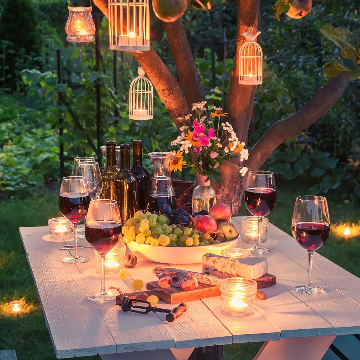 Unbreakable Clear Plastic Wine Goblets for Outdoor Use