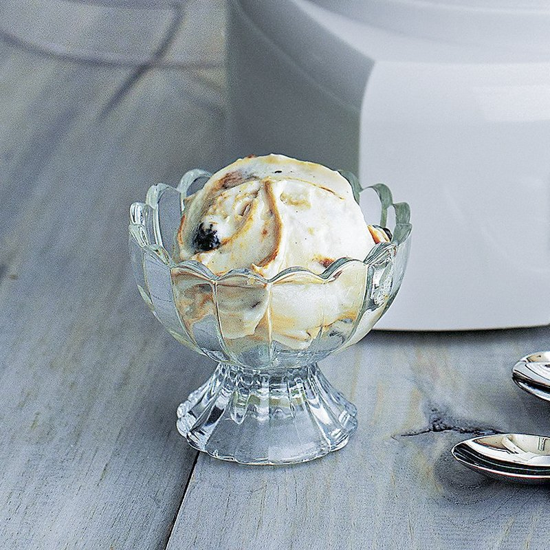 Clear Luxury Thick Mini Trifle Footed Glass Dessert Bowls Crystal Glass Ice Cream Cups Bowl