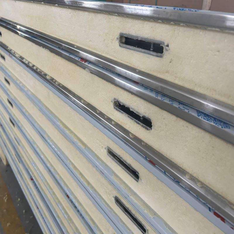 PUR PIR Puf Cold Room Wall Panel Easy Install Fireproof Camlock PU Sandwich Panels for Cold Room