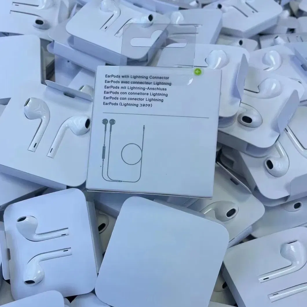 Earpods with Lightning Connector Wired Earpods Mobile Phone Accessories for L Phone 11 12 13 14 PRO Max Lightning Connector