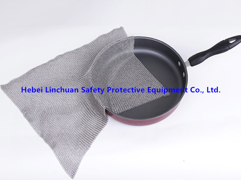 High Quality Cookware Stainless Steel Wire Chainmail Scrubber Factory