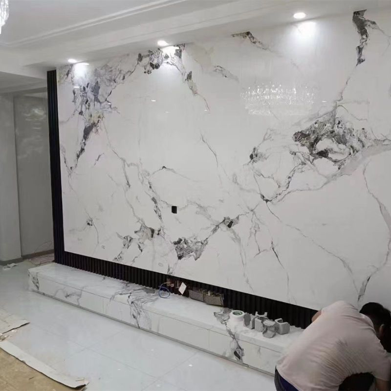 UV High Gloss Marble Wall Panel Sheet PVC Marble-Wall-Panel UV Marble Sheet