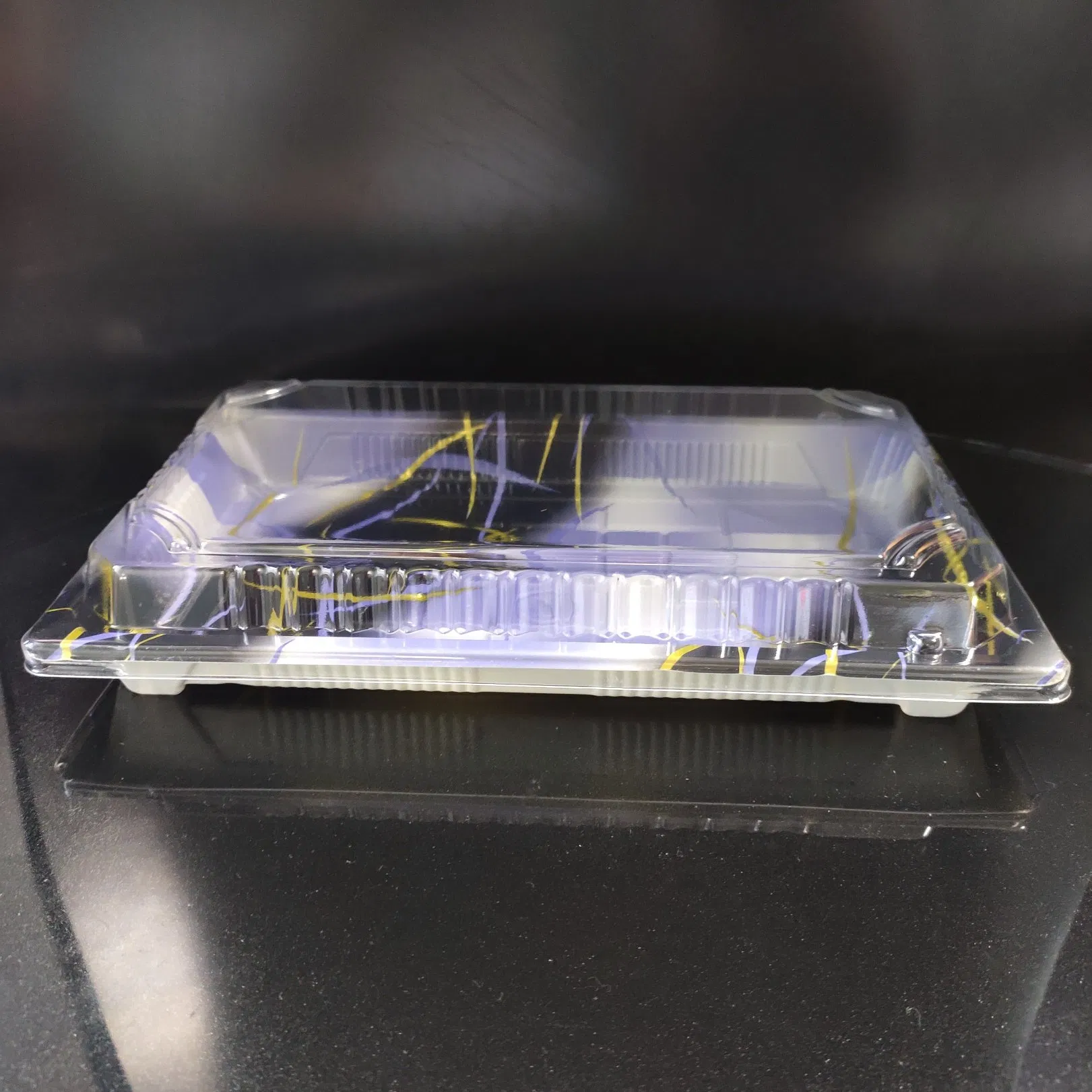 Disposable Plastic Prepared Food Sushi Packaging Container Tray