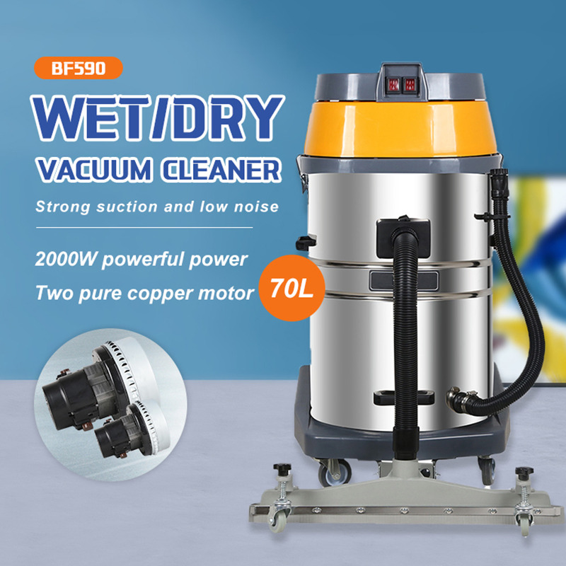High Quality 70L Strong Suction and Low Noise Wet/Dry Vacuum Cleaner