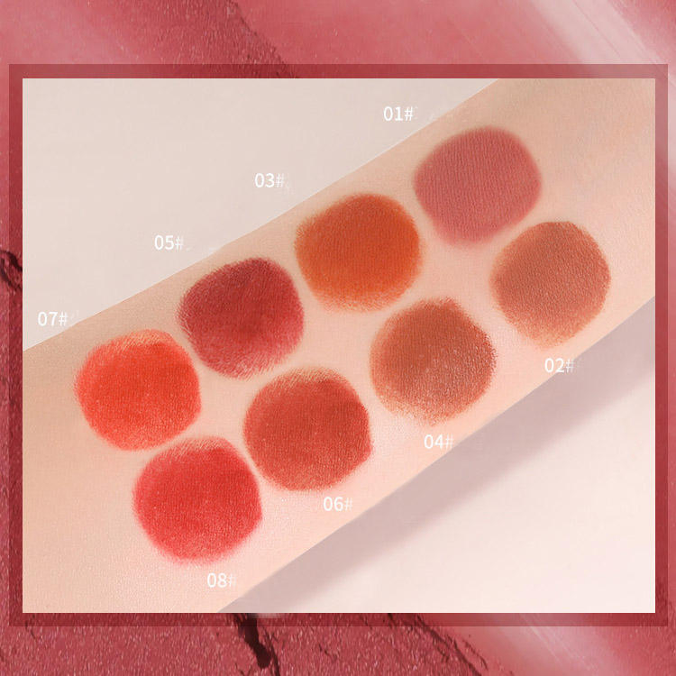 Customizable Non Fading Matte Vibrant Shade Creamy Moisturizing Gentle Comfort Velvety Lipstick