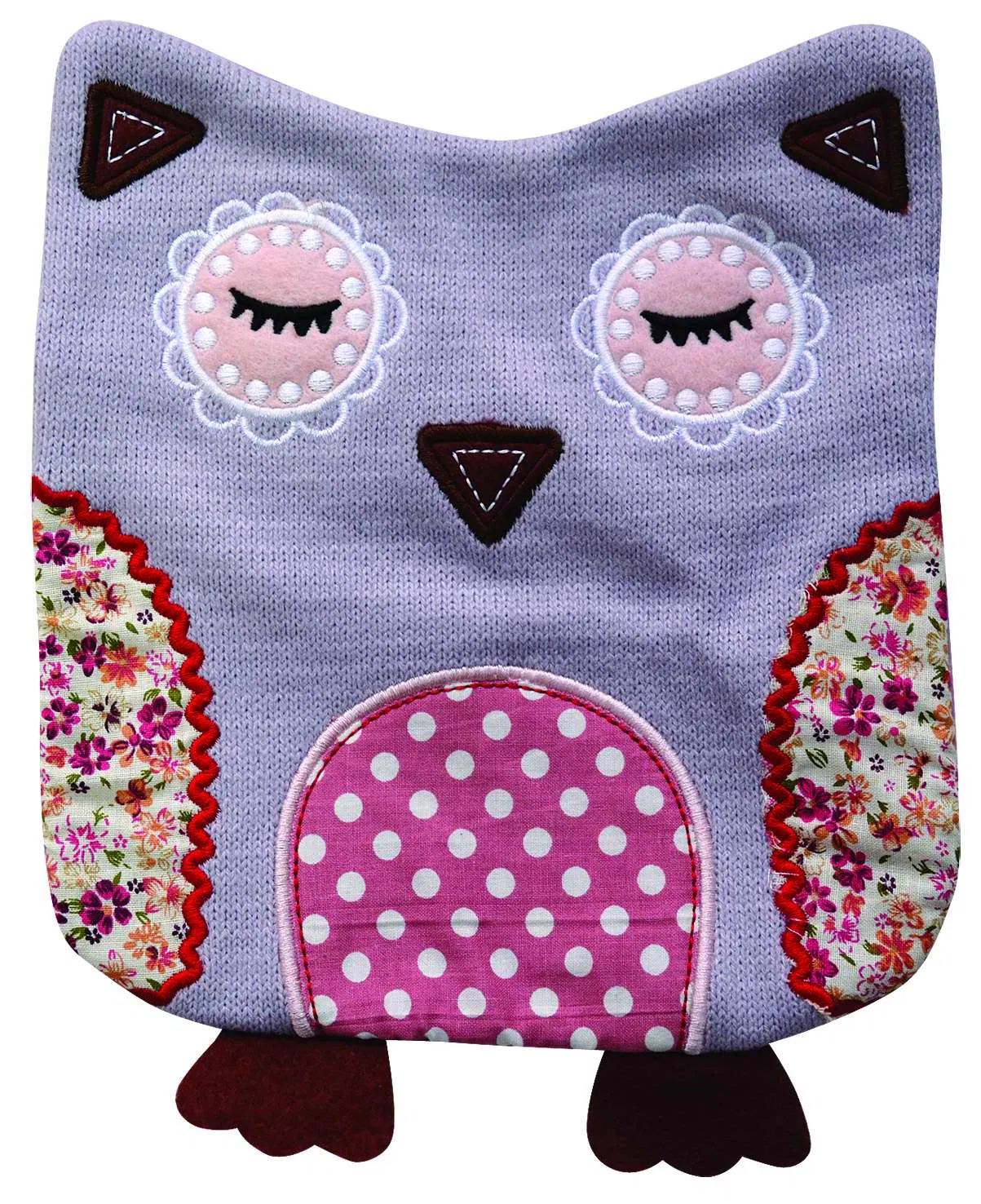 Knitted Hen Design Cover for Heat Bag and Rubber Bag