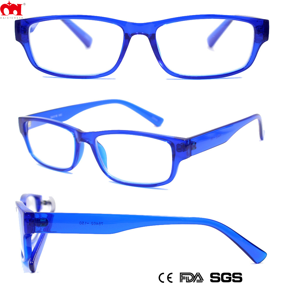Rectangle Custom Design Cheap PC Reader Eyeglasses (M75402)