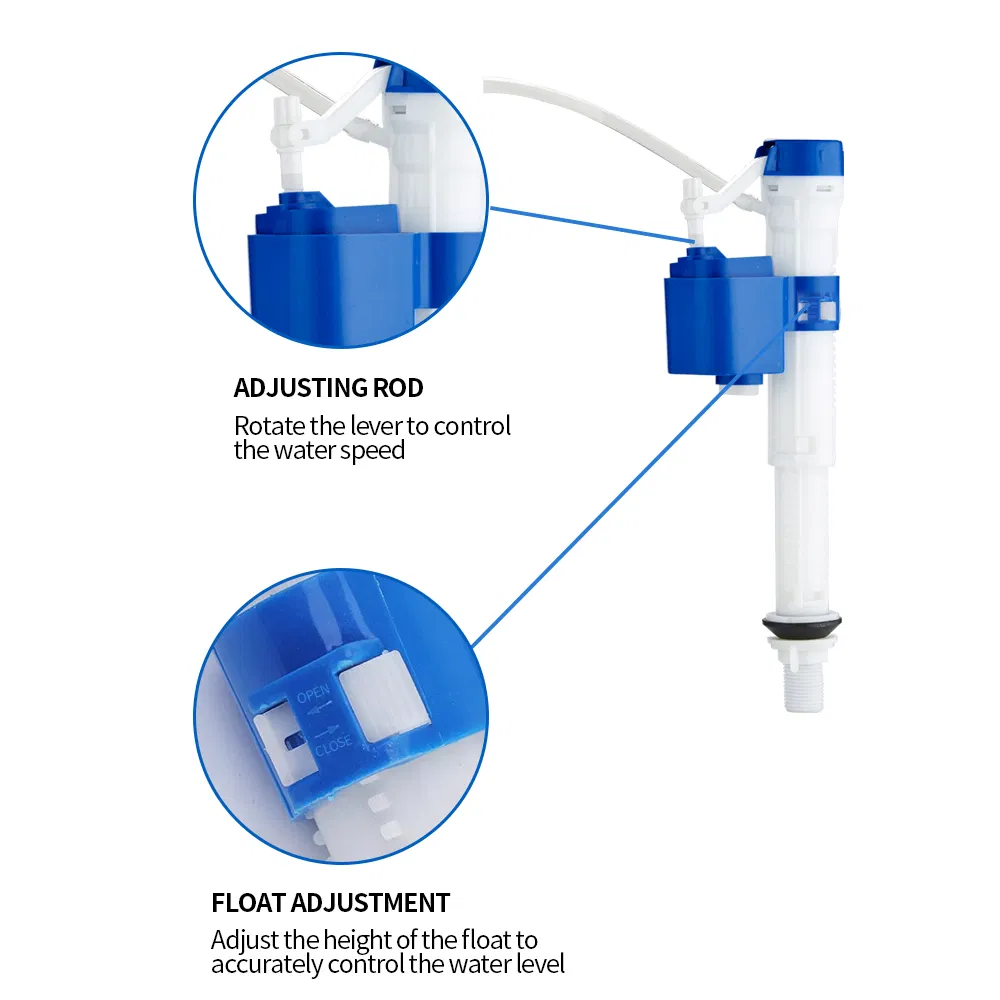 High Pressure Adjustable Cistern Inlet Valves Toilet Water Tank Flush Valve