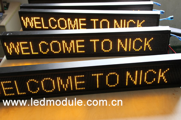 P6 Semi-Outdoor LED Moving Message Sign for Bus/Taxi/Car