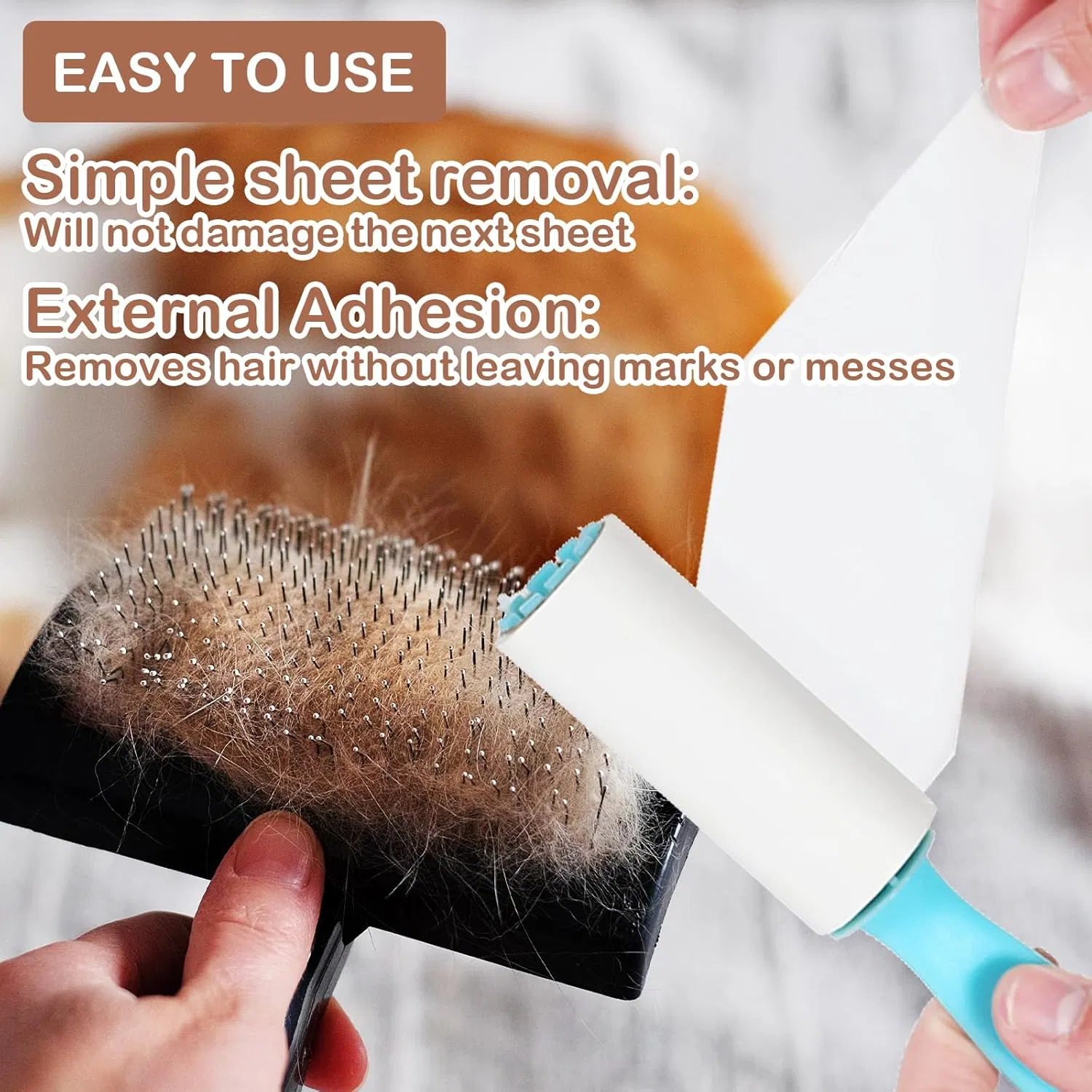 Custom Logo Spiral Cutting Pet Hair Remover Clothes 60/50/40/30/20 Sheets Made Paper Plastic Sticky Manual Lint Roller Dust