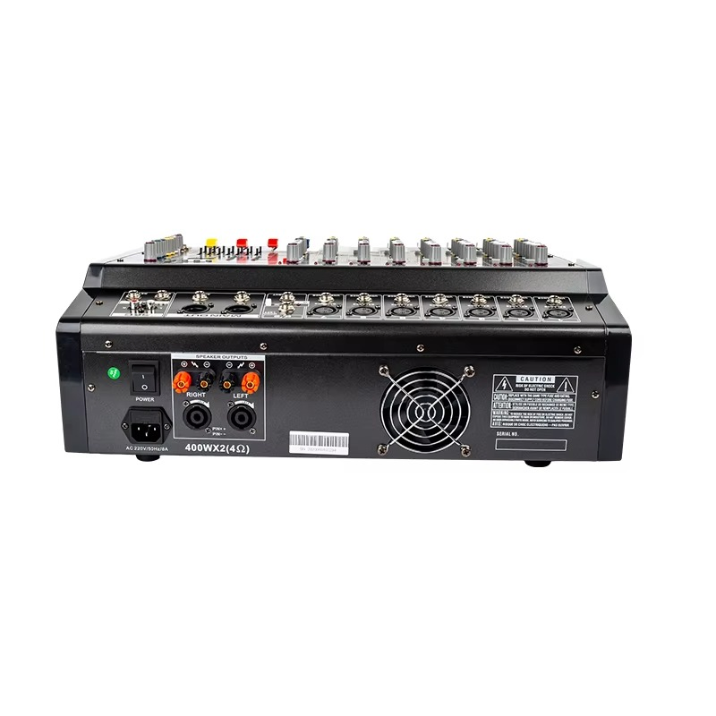 9-канальный DJ микшер с усилителем 350Вт