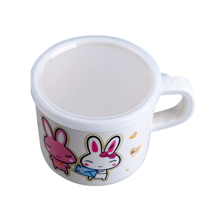 Melamine Tableware Cup Lucky Rabbit Covered Children's Cup