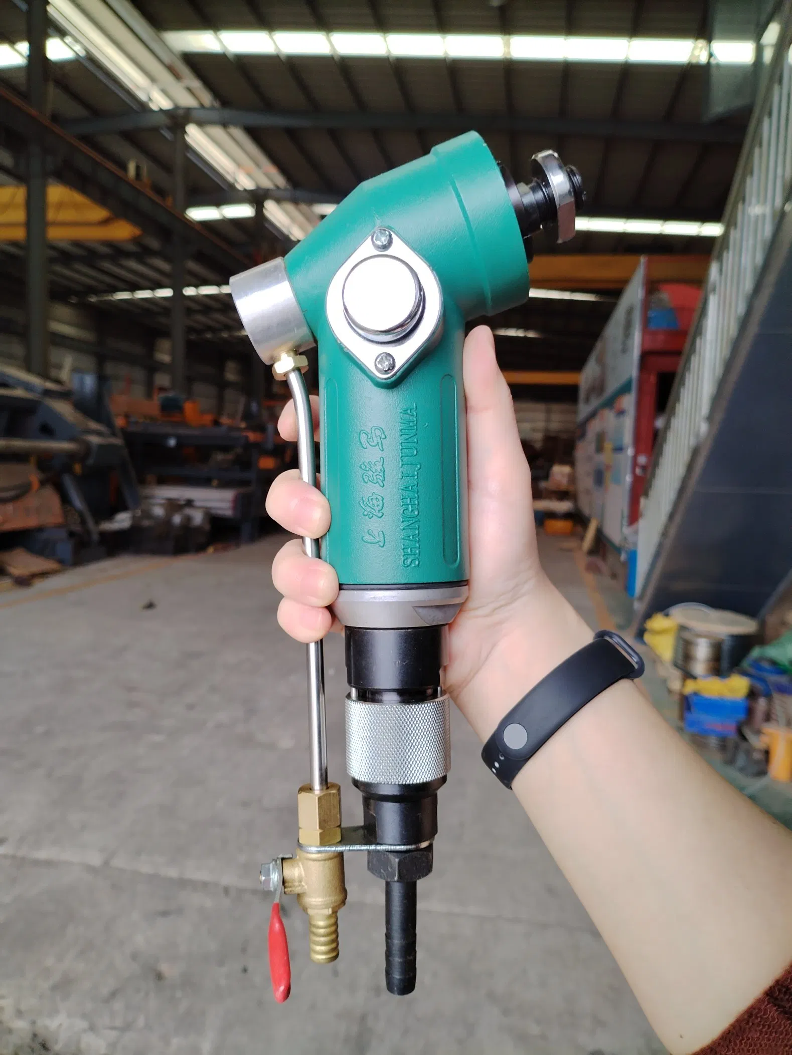 Handheld Pneumatic Air Wet Polisher for Marble Granite Stone Air Water Sander