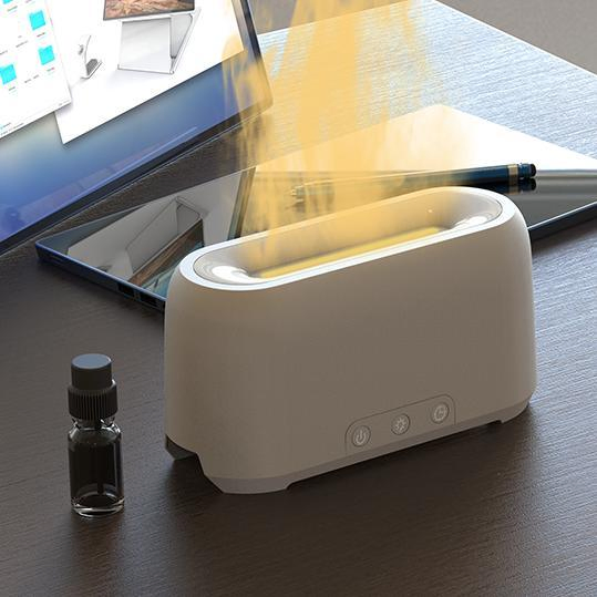Hy Private Label Flame Humidifier Humidificador for Bedroom Diffuseur De Senteur Humidificateur Diffuser