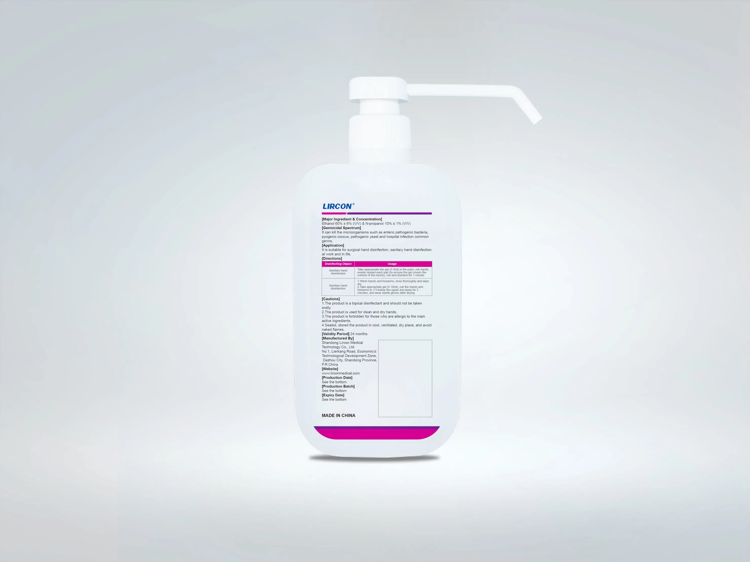 Made in China Wash Free Advanced Instant Alcohol Hand Sanitizer Gel