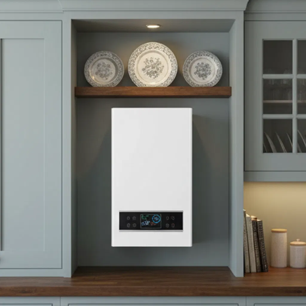 Compact Electric Wall-Hung Boiler 10m Copper Wire OEM Support Available