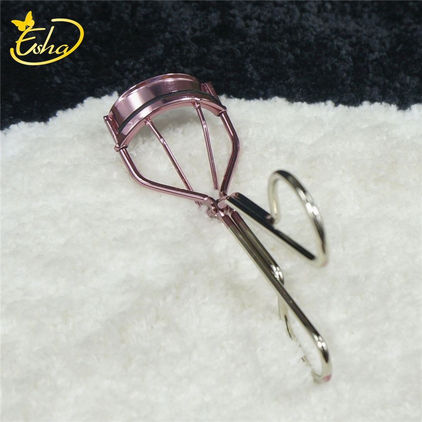 Portable Makeup Beauty Tools Stainless Steel Cosmetic Metallic Handle Lashes Eyelash Curler