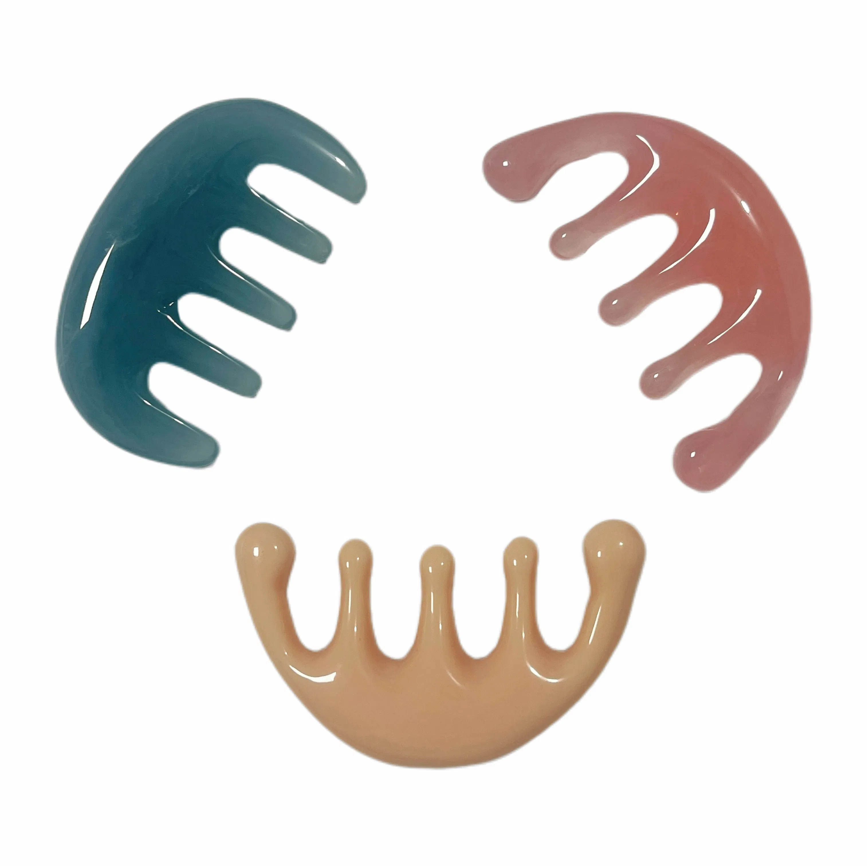 Wholesale Handheld Resin Head Care Body Massager for Women Gua Sha