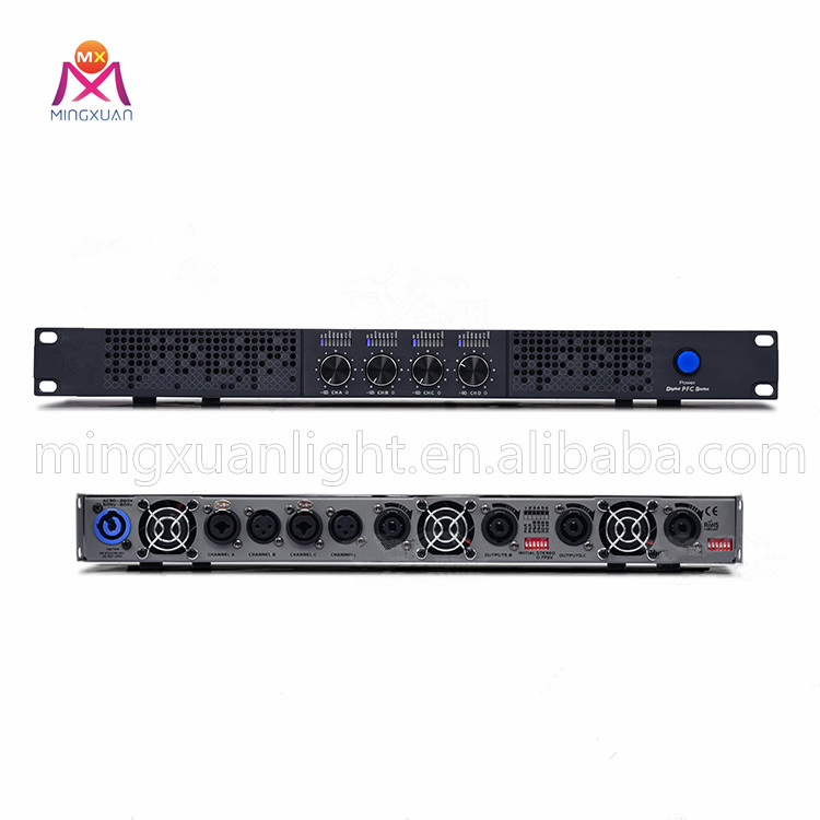Профессиональный усилитель мощности 1U 1800W