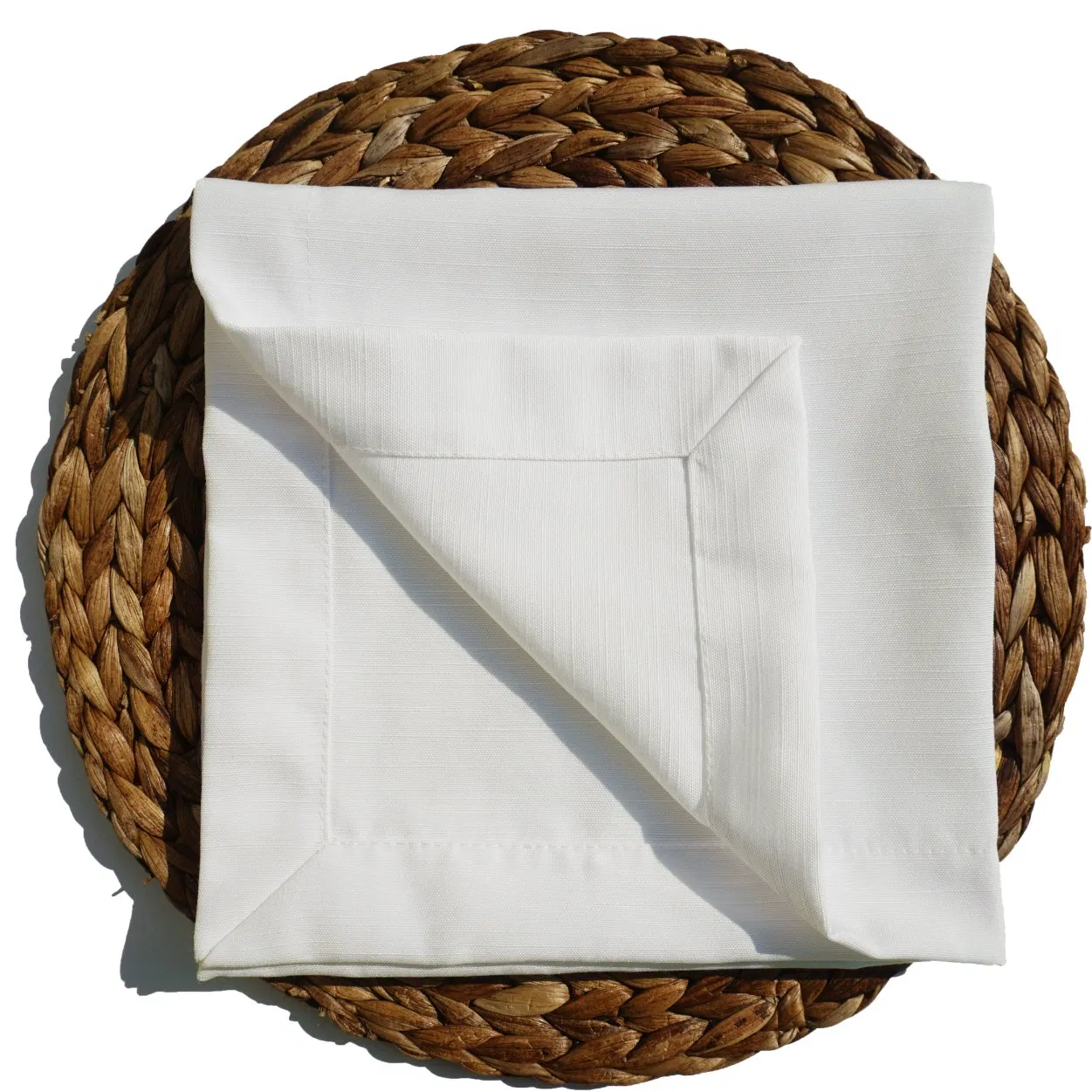 Customizable Luxury Napkins for Weddings & Events Premium Soft Fabric White Table Napkin