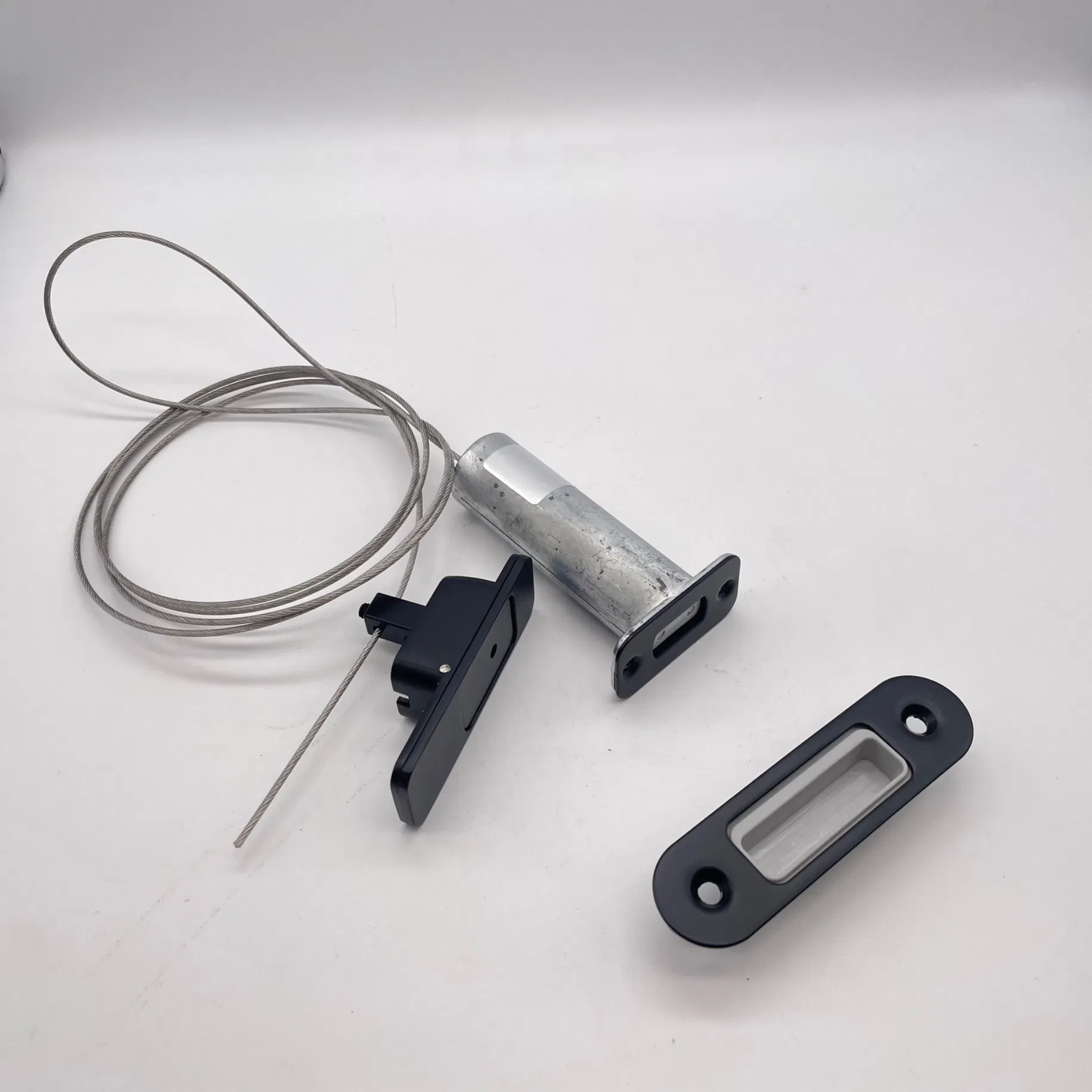 Wooden Door Silent Invisible Magnetic Anti-Theft Concealed Hidden Latch Door Bolt