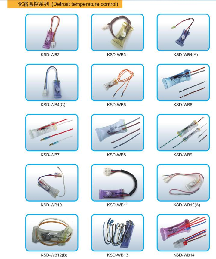 Refrigerator Thermal Fuse Thermal Switch Defrost Bimetal Thermostat Fir Refrugeratir