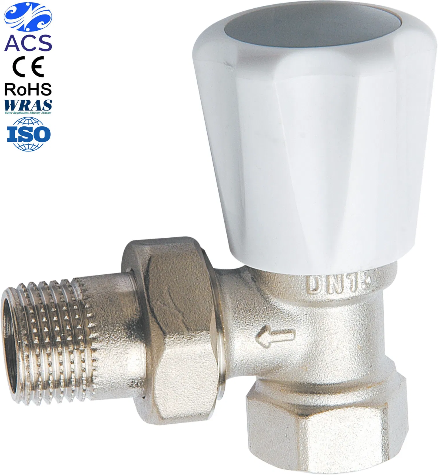 1/2" X 1/2" Female Angle Radiator Valve