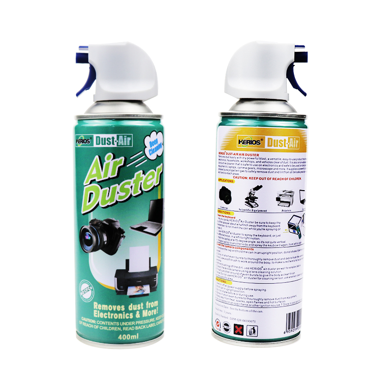 450ml Herios Aerosol Dust off Disposable Compressed Gas Air Duster Spray