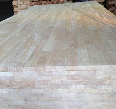 Best Selling Finger Joint Board Rubber Wood 18mm Rubberwood Fjlb
