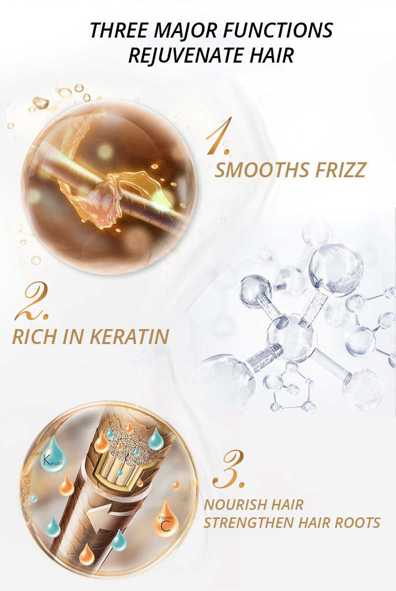 OEM Brazilian Keratin Botox Straightening Treatment Hair Shampoo Mask Professional Salon Formaldehyde Free Keratin Set for Damaged Hair