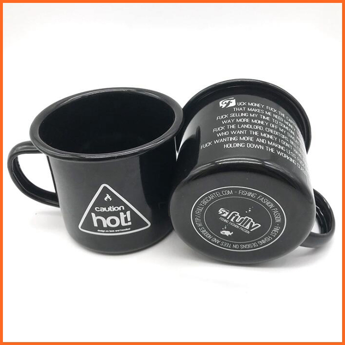 Customized Enamel Metal Mug