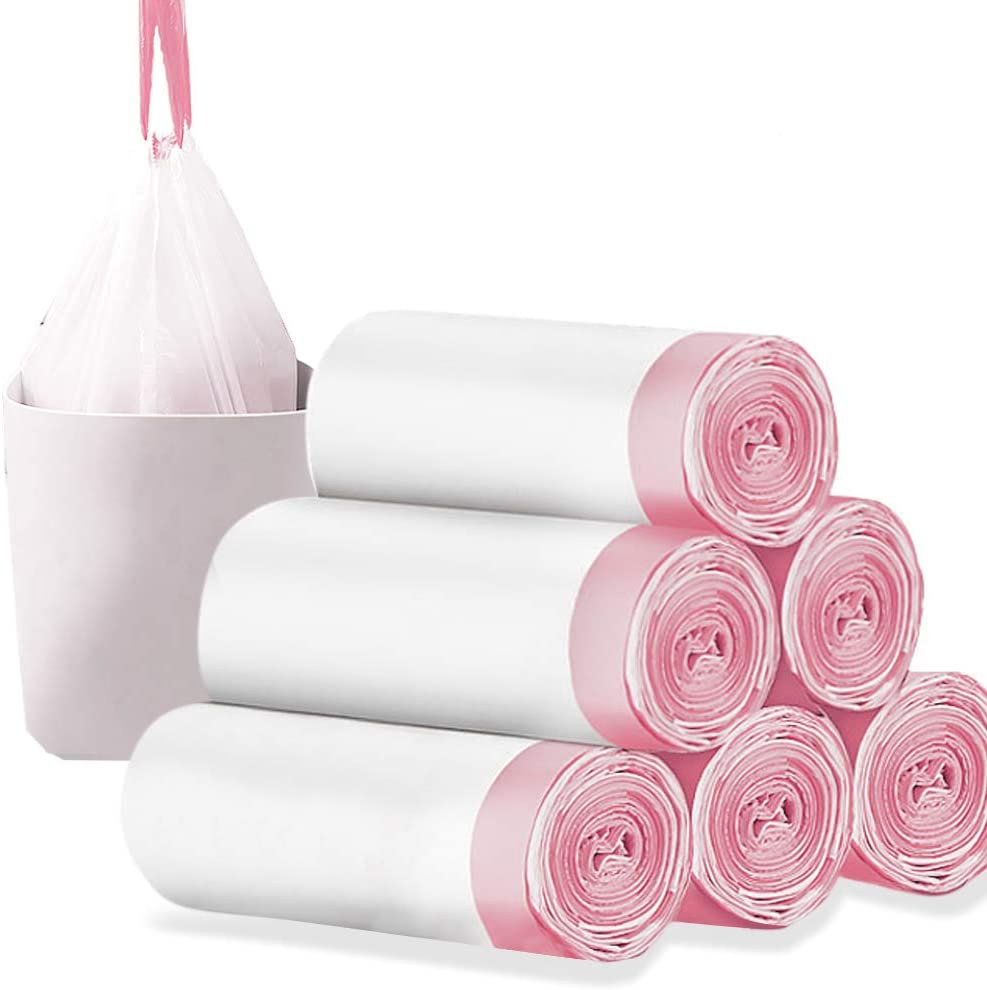 Custom PLA 100% Biodegradable Compostable Cornstarch Trash Bags Green Biodegradable Garbage Bag