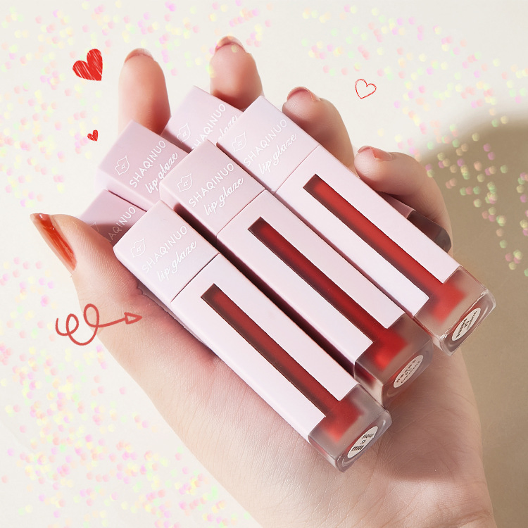 Shaqinuo Silk Soft Misty Waterproof Easy to Color Non-Staining Cup Student′ S Affordable Lip