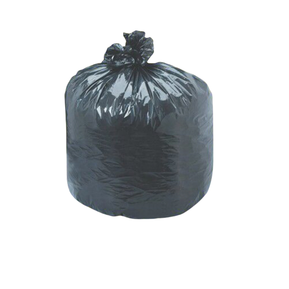Custom Plastic Large Reusable Heavy-Duty Strong Handles Disposable Plastic Waste String Can Liner Garbage HDPE Trash Bag