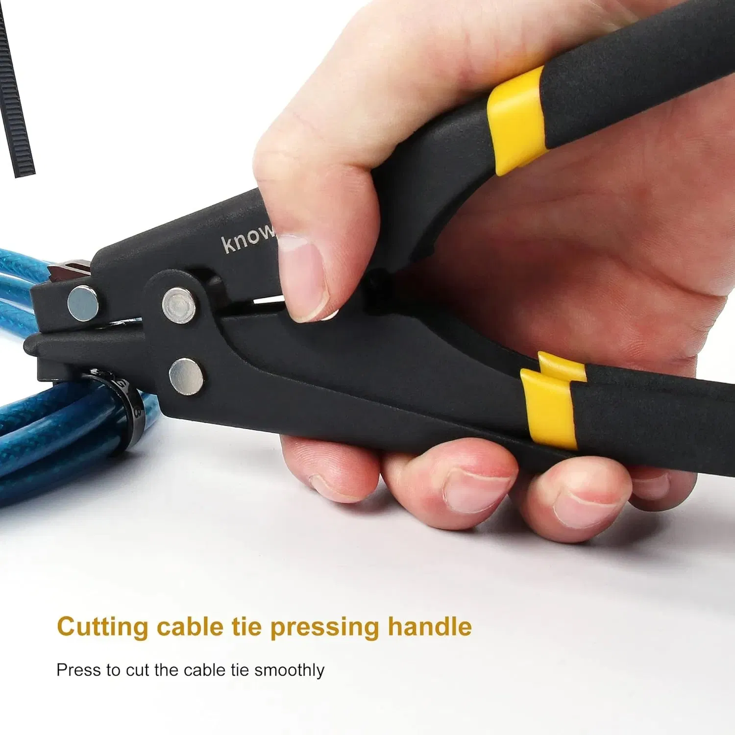 Automatic Cable Tie Tensioner and Cutting Tool Nylon Cable Tie Pliers