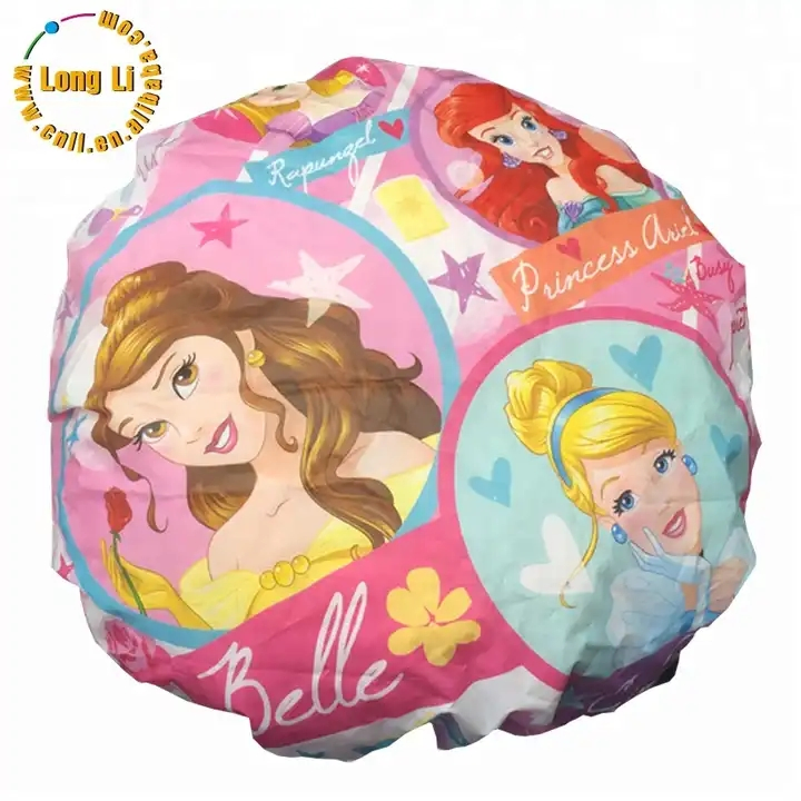 Eco Friendly PEVA Kids Hair Shower Bath Cap