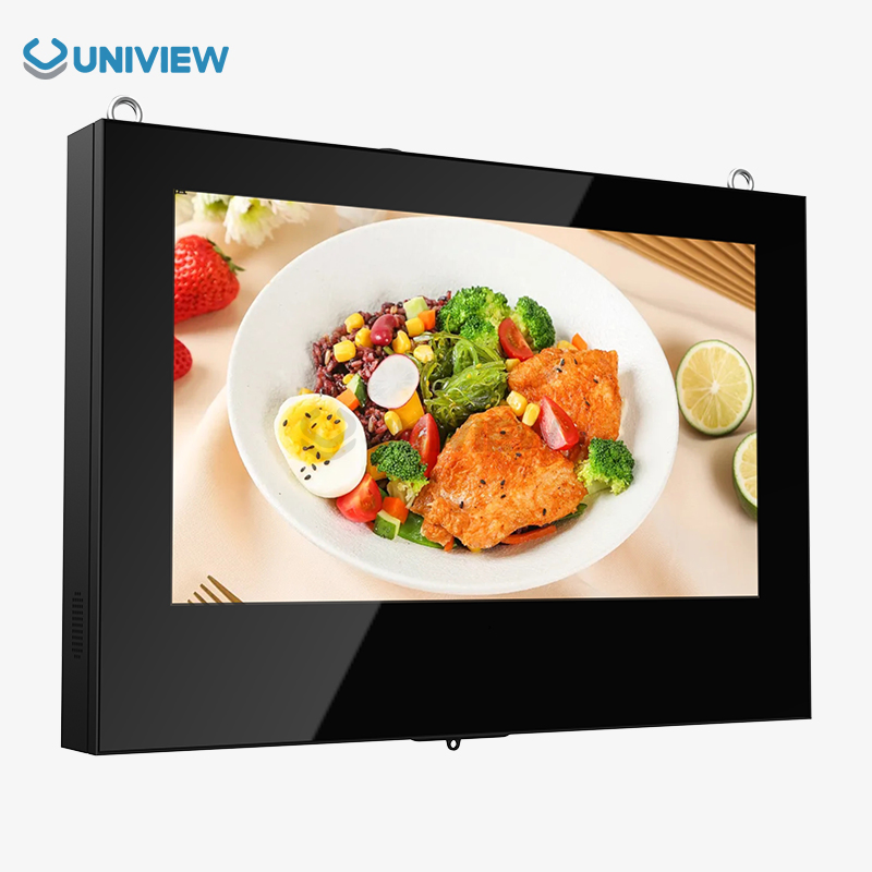 Uniview Dual-Sides Bus Station 55inch Capacitive Touch Ar Glass LCD Digital Signage