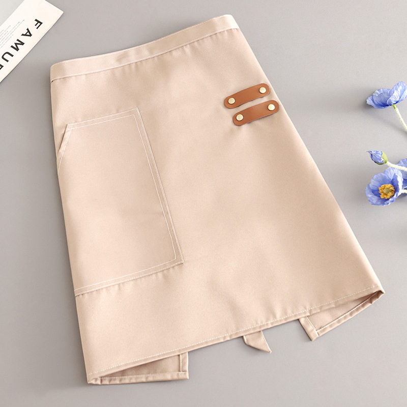 Simple Waterproof Customization Cooking Kitchen Canvas Half Body Apron