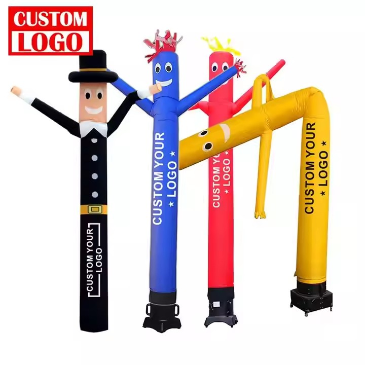Custom Printing Inflatable Balloon Man Air Tube Inflatable Dancing Man for Advertising