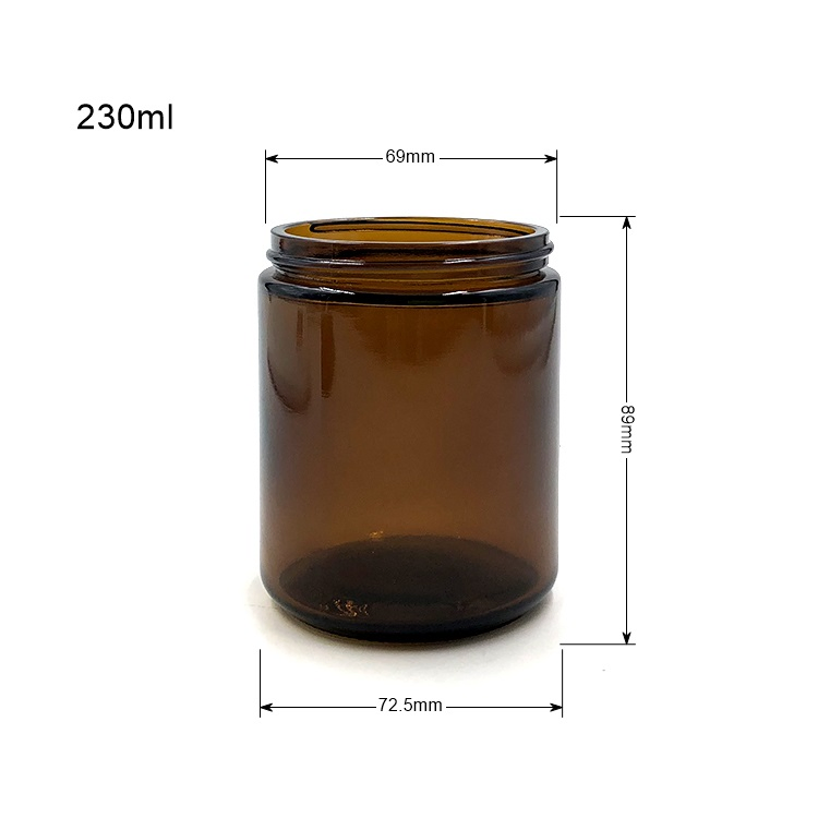Стеклянные баночки для косметики 100г, 50г, 2oz, 4oz, 8oz