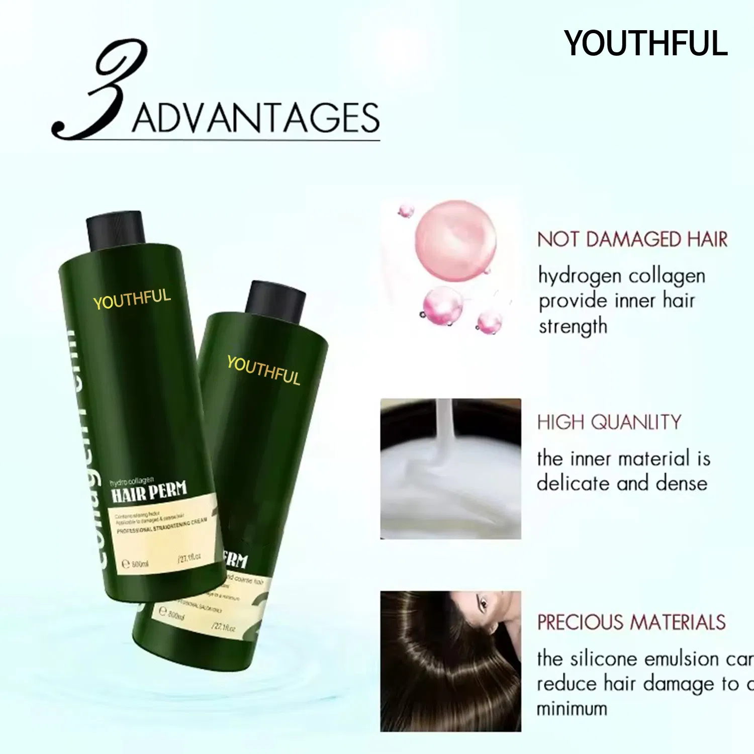 Best Permanent Organic Argan Oil Hair Keratin Straightening Cream