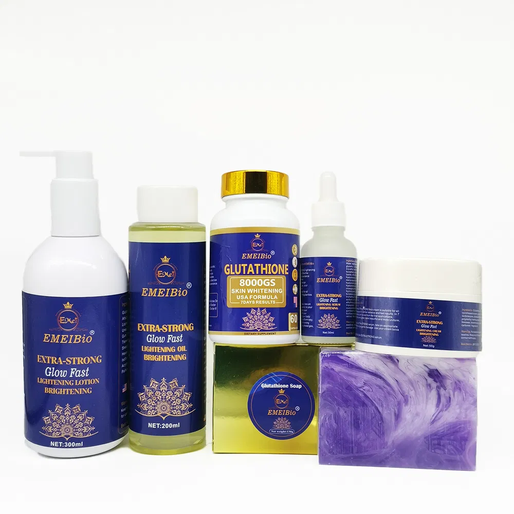 Private Brand Glutathione Antioxidant Repair Skin Cream Set Melanin Removal Whitening Moisture Face Skin Set