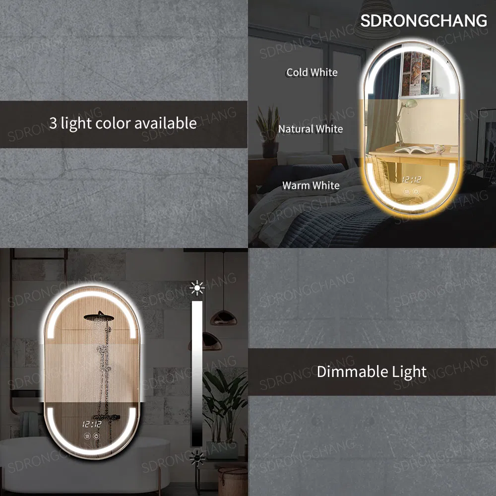 Environmentally Friendly and Safe Tempered Mirrors/Chemical Tempering /Good Flatness Full-Length Mirrors