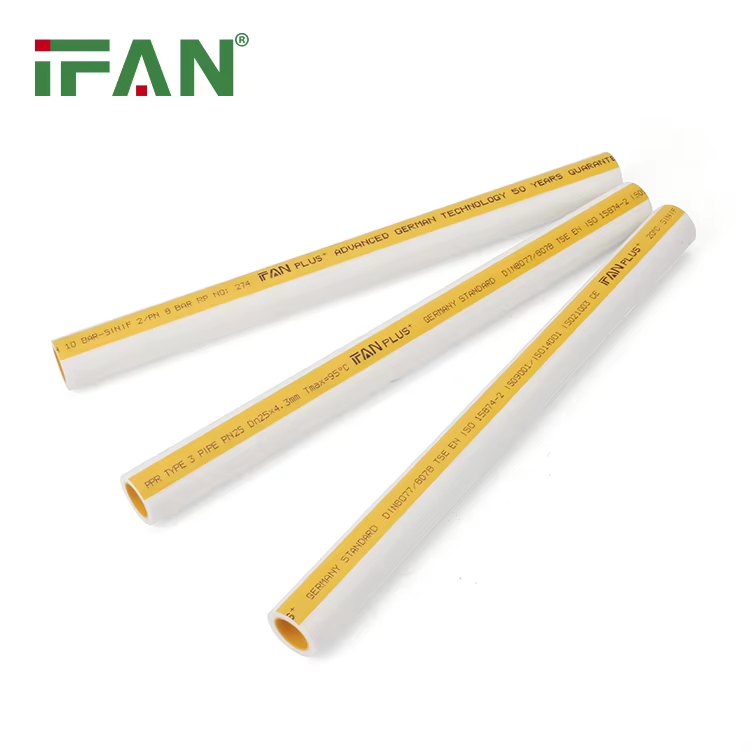 Ifanplus High Quality PPR Plumbing Material High Quality PP-R Pipes PPR Pipes Price Best Seller PPR Fittings Pipe