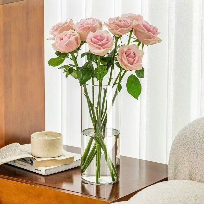 High-End Retro Glass Mini Vase Ins Style Tabletop Ornament for Home Furnishings Modern Design with Fresh Look